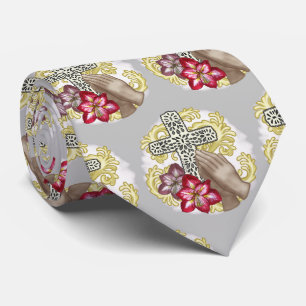 Cravate Croix d'Amaryllis