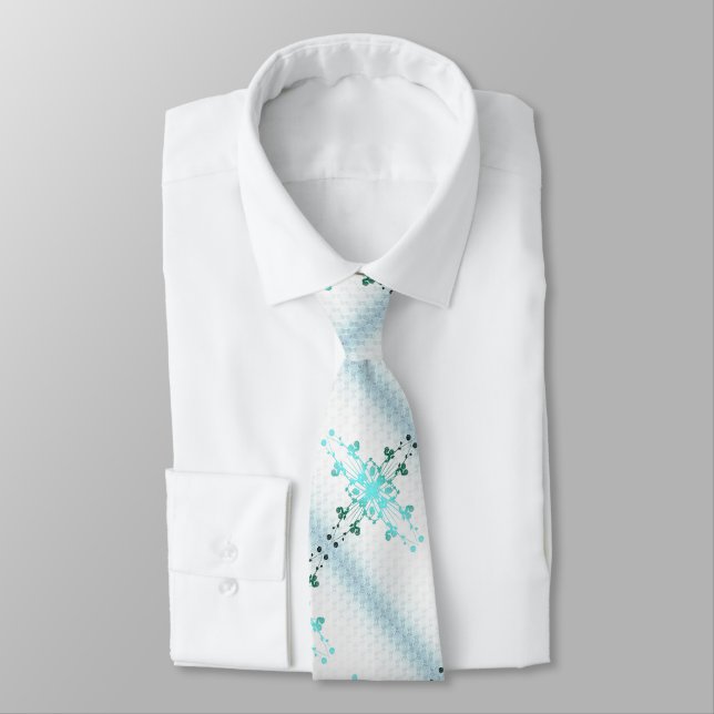 Cravate Croix de fleurs (Attaché)