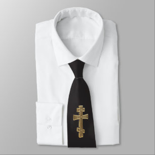 Cravate croix orthodoxe