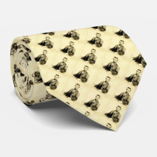 Cravate CRU RARE du Président Abraham Lincoln STEREOVIEW