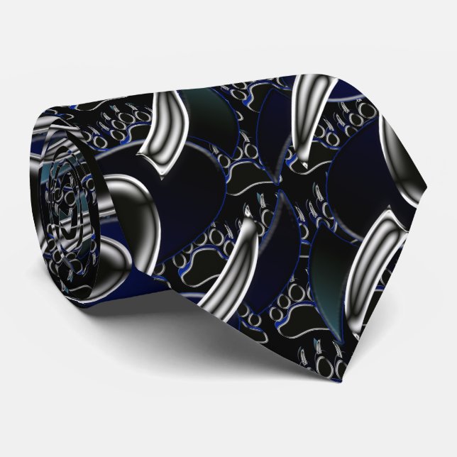 Cravate crue de l'ours grizzli (Roulé)