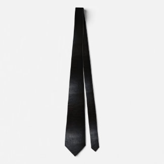 Cravate Cuir noir Faux