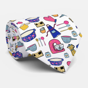 Cravate Cuisine Lumineuse Ustensiles Cuisinier Cuisinier