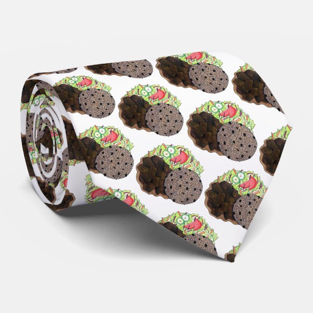 Cravate Curry Chèvre Riz et pois Jamaïcain Caraïbes Nourri (Roulé)