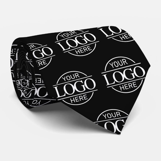 Cravate Custom Branding Business Logo Pattern Promotional (Roulé)