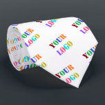 Cravate Custom Company Logo Photo Business Neck Tie<br><div class="desc">Custom Logo or Photo Promotional Personalized Modern Business Office Promotion Company or Personal Professional Customizable Ties Gift - Add Your Logo - Image - Photo or QR Code / or Text - More - Resize and Move or Remove / Add Image / Text with Customization Tool. Choose / Add Your...</div>