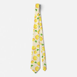 Cravate Customize Citron Pattern
