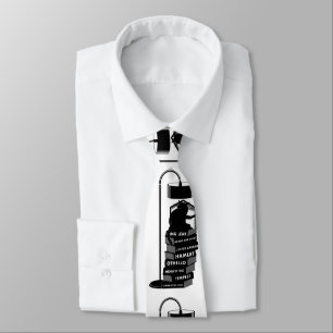 Cravate Cute Cat Lecture Shakespeare Joues