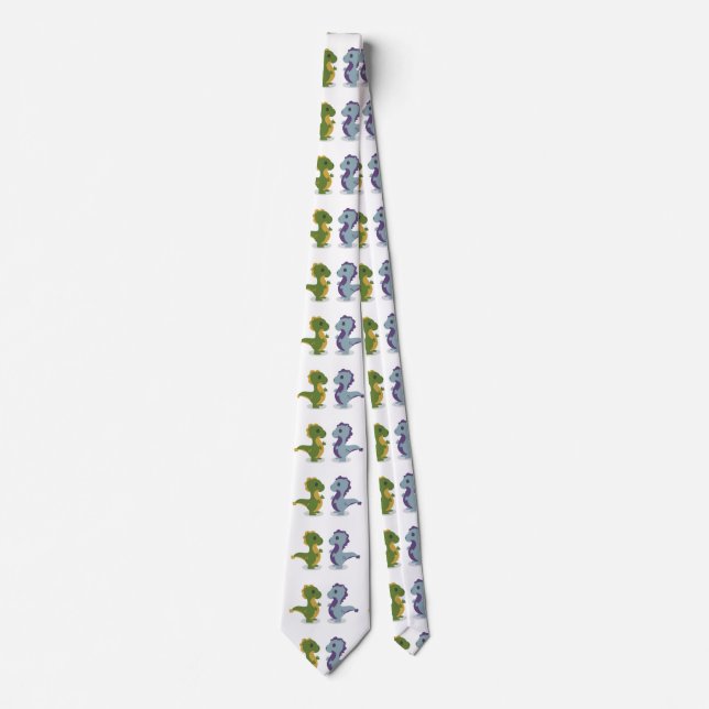Cravate Cute Dinosaur Paire Thunder_Cove (Devant)