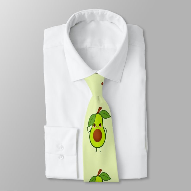 Cravate Cute kawaii avocat (Attaché)