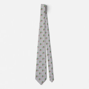 Cravate Cute Stylish Grey Wild Duck Seamless Motif