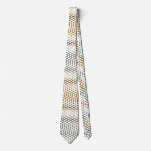 Cravate Cyprus Flag Honeycomb Tie (Devant)