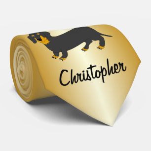 Cravate Dachshund Design personnalisé