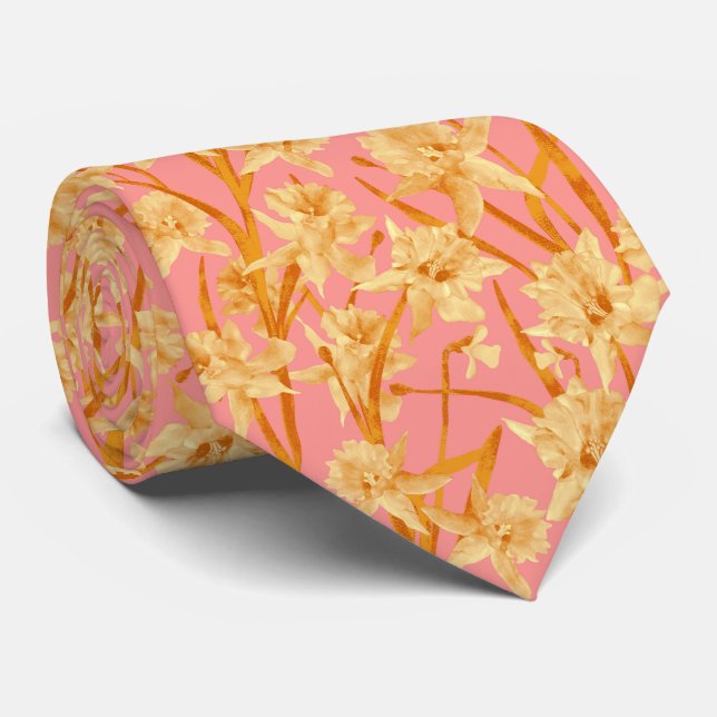 Cravate Daffodique romantique (Roulé)
