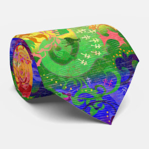 Cravate Damas Dragon Arc-en-ciel - Couleurs du Drapeau de