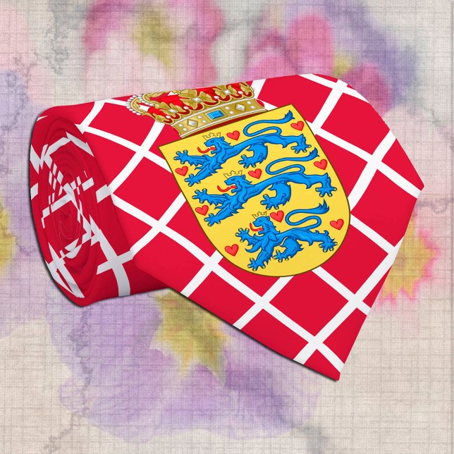 Cravate Danemark Cravates, mode Drapeau danois (Créateur téléchargé)