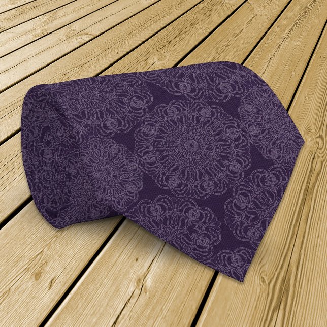 Cravate dans purpura motif ere réfraction (Créateur téléchargé)