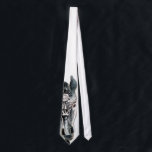 Cravate d'aquarelle d'art de Caballo de cheval<br><div class="desc">Conception noire et blanche de peinture de cheval d'aquarelle d'esprit de Natif américain. Dessin original. Le cheval comme symbole est relié à la noblesse, puissance, grâce, beauté, force, liberté. Le cheval blanc est associé au jour, le soleil, résurrection, messager de naissance, illumination et le cheval noir - nuit, secret, messager,...</div>