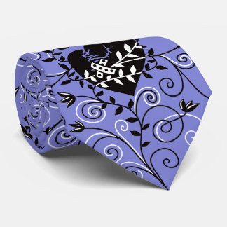 Cravate Dark Gothic Abstrait Whimsical Fixe Coeur brisé