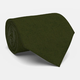 Cravate Dark olive textured