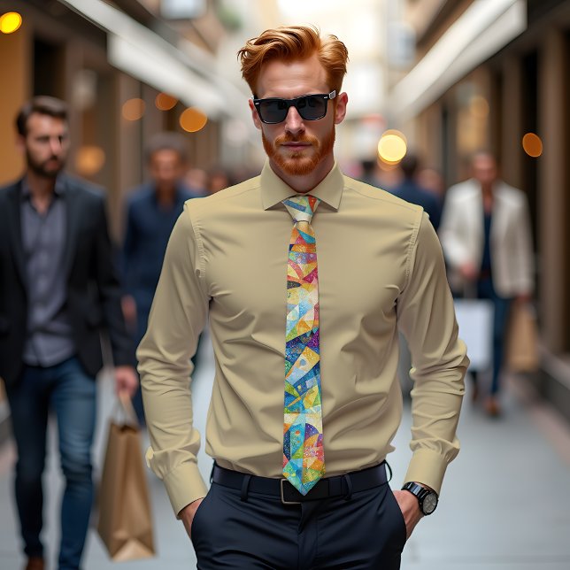 Cravate d'art Abstraite (Créateur téléchargé)