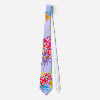 Cravate d'art : Groupe de fleur
