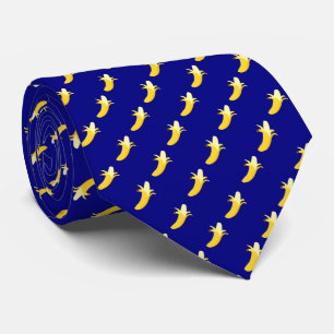 Cravate de banane de bleu marine