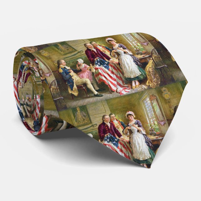 Cravate de Betsy Ross George Washington (Roulé)
