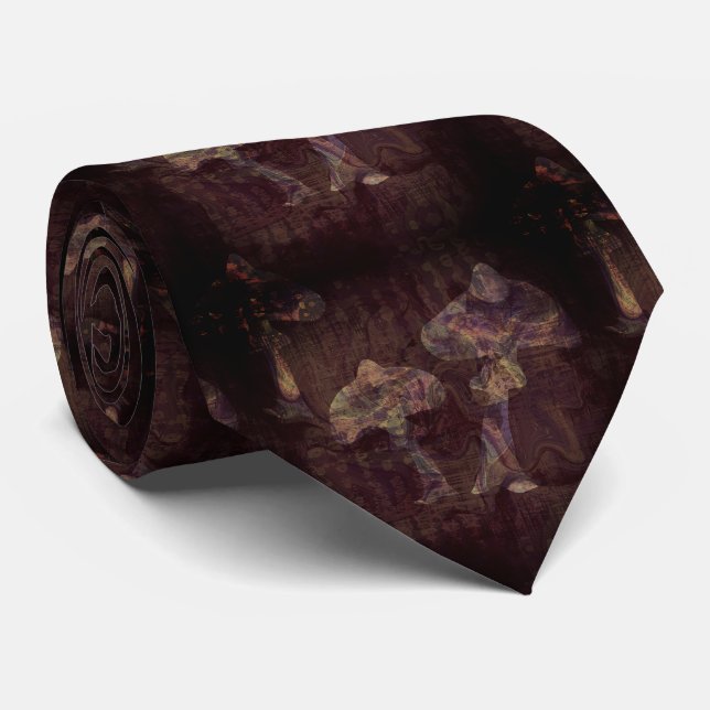 cravate de champignons psychédéliques (Roulé)