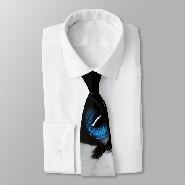 Cravate de chat Blue Eyed Tuxedo (Attaché)