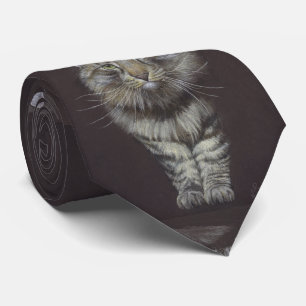 Cravate de chats Maine Coon