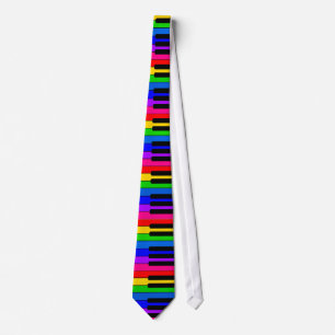 Cravate de clavier d'arc-en-ciel