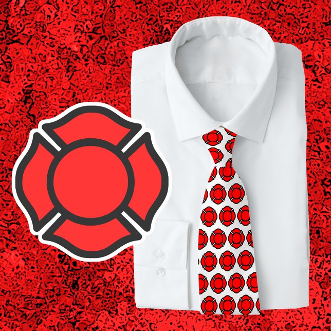 Cravate de croix de Saint-Florian avec grandes cro (Créateur téléchargé)