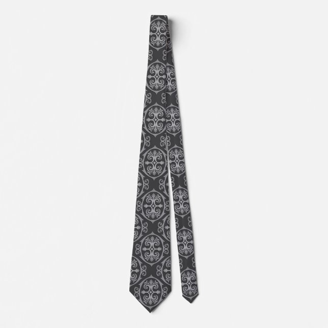 Cravate de Damas noirs pour hommes (Devant)
