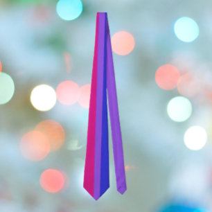 Cravate de déclaration de la fierté bisexuelle