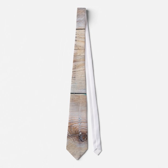 Cravate de design en bois (Devant)