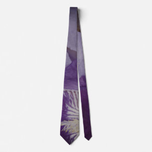 Cravate de détail de Purple Iris Flral