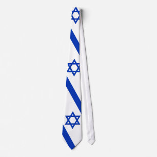 Cravate de drapeau de l'Israël