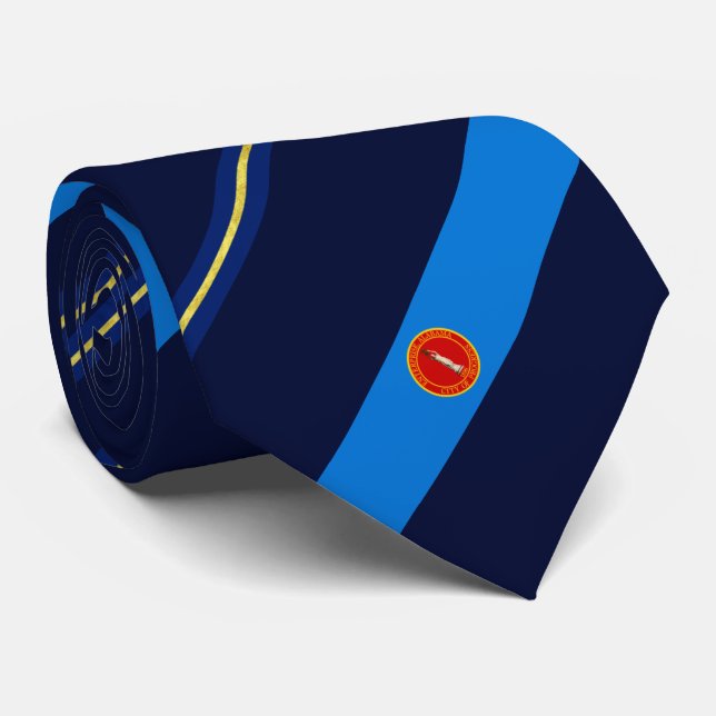Cravate de drapeau de ville d'entreprise (Alabama) (Roulé)