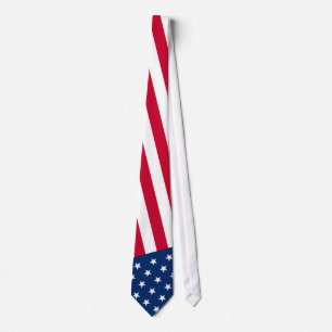 Cravate de drapeau des Etats-Unis