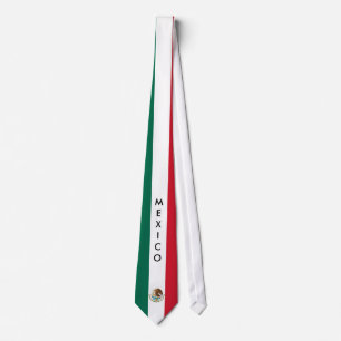 Cravate de drapeau du Mexique de personnaliser