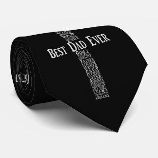 Cravate de fête des pères, le meilleur papa