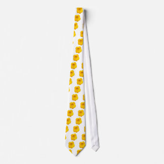 Cravate de fleurs de Nasturtium jaune brillant