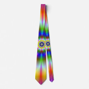 Cravate de fleurs lumineuses