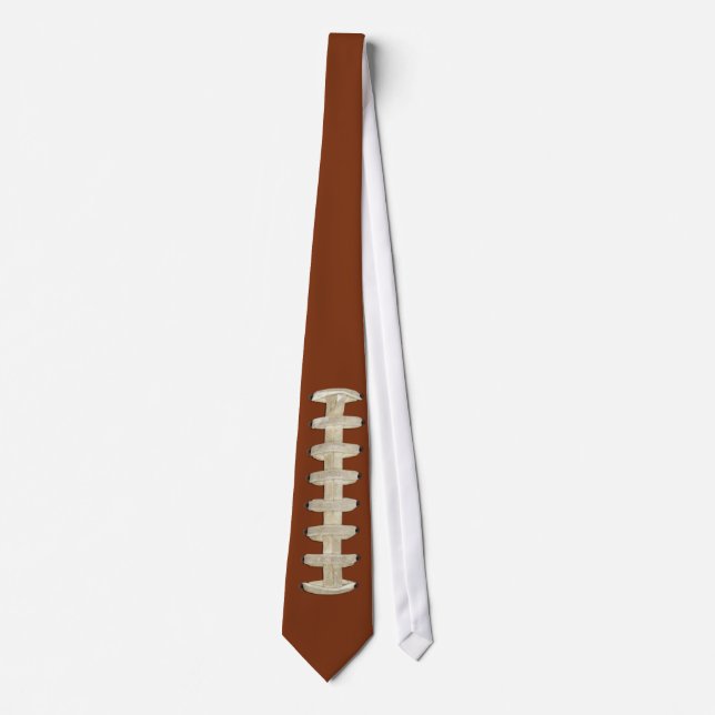Cravate de football, Brown, lacets (Devant)