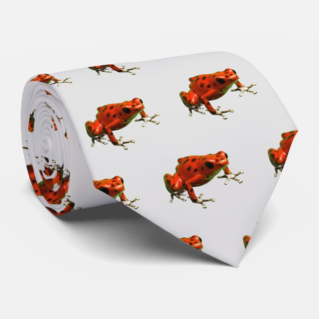 Cravate de grenouille à tarte rouge (Roulé)