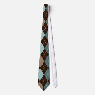 Cravate de Jacquards design bleu/Brown