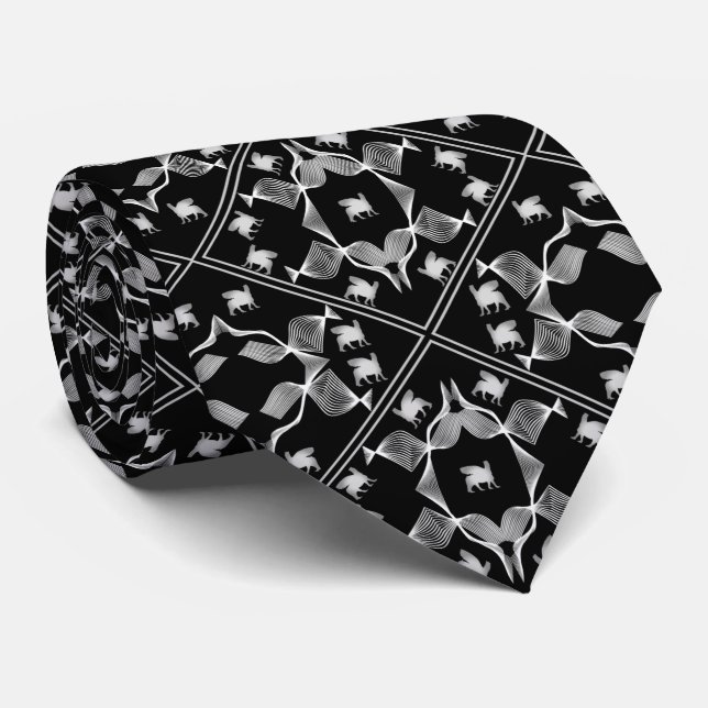 Cravate de jardin de Lamassu blanc (Roulé)