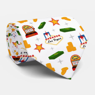 Cravate de jeu de motif de gameroom de casino