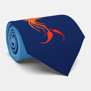 Cravate de la montée du Phoenix en flammes